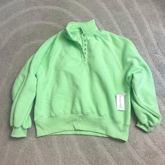 NEW Women's As Revival Altar'd State Sweater - Green - Size Medium - Picture 1 of 5